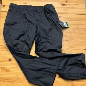 REI Rainier Full Zip Rain Pants women XL petite NWT